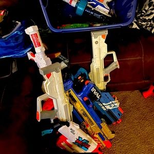 Nerf guns selling together for one price give me your offers